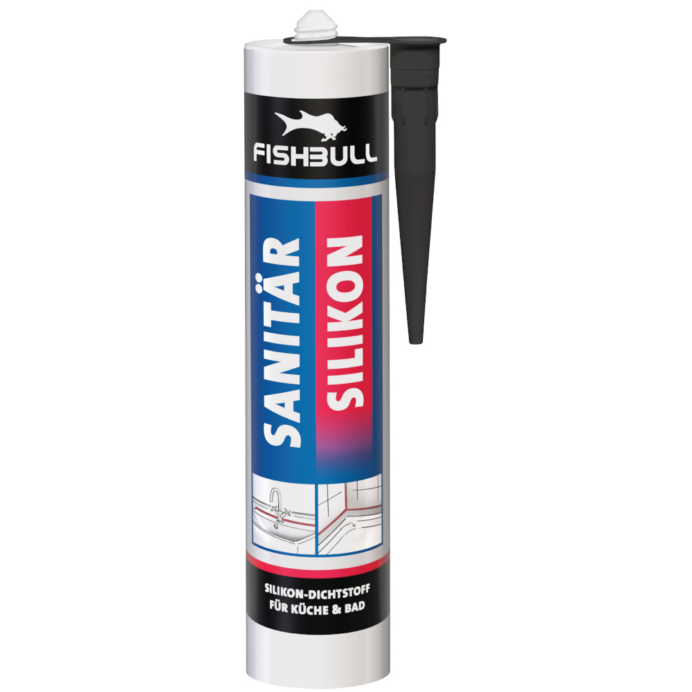 FISHBULL Sanit&auml;r Silikon 300 ml schwarz