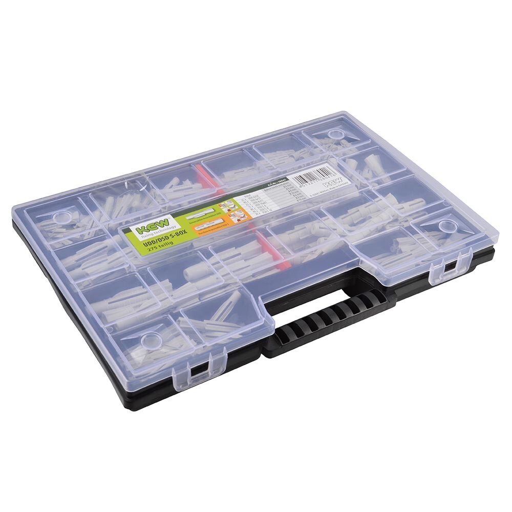 D&uuml;bel-Sortimentsbox 6 bis 10 mm, 275-teilig image number 1