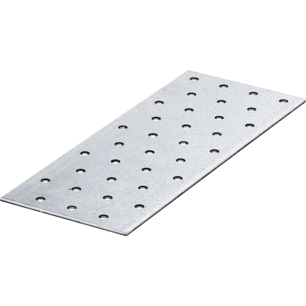Lochplatten 80 x 200 mm aus verzinktem Stahl