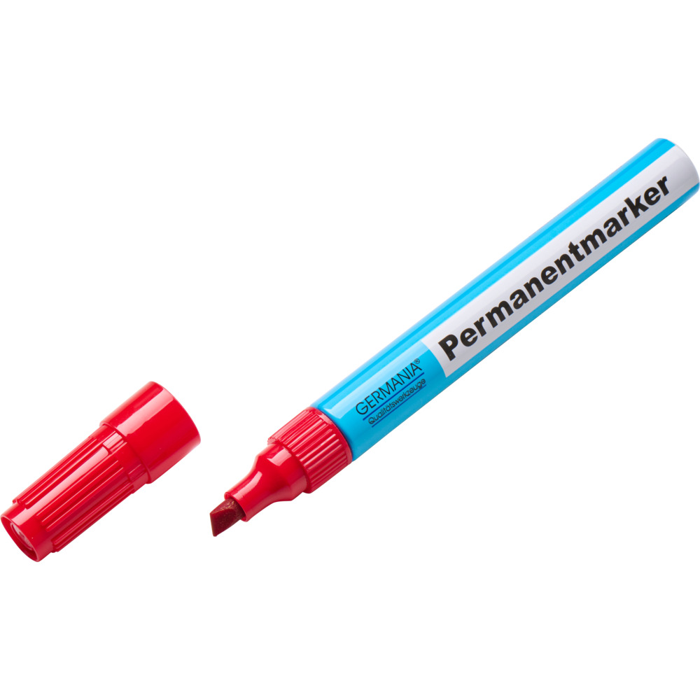 Permanent Marker 3300 rot, eckige Spitze