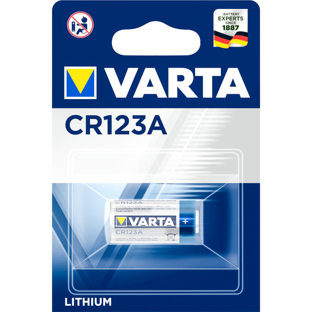 Varta CR 123A Photo 1er Blister