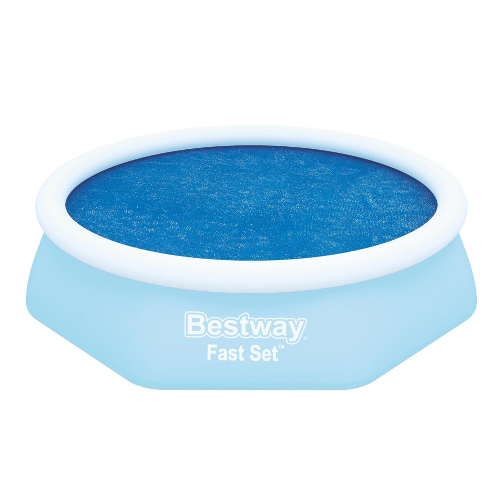 Bestway&reg; Solar-Poolabdeckung rund &Oslash; 210 cm aus Vinyl in Blau image number 1