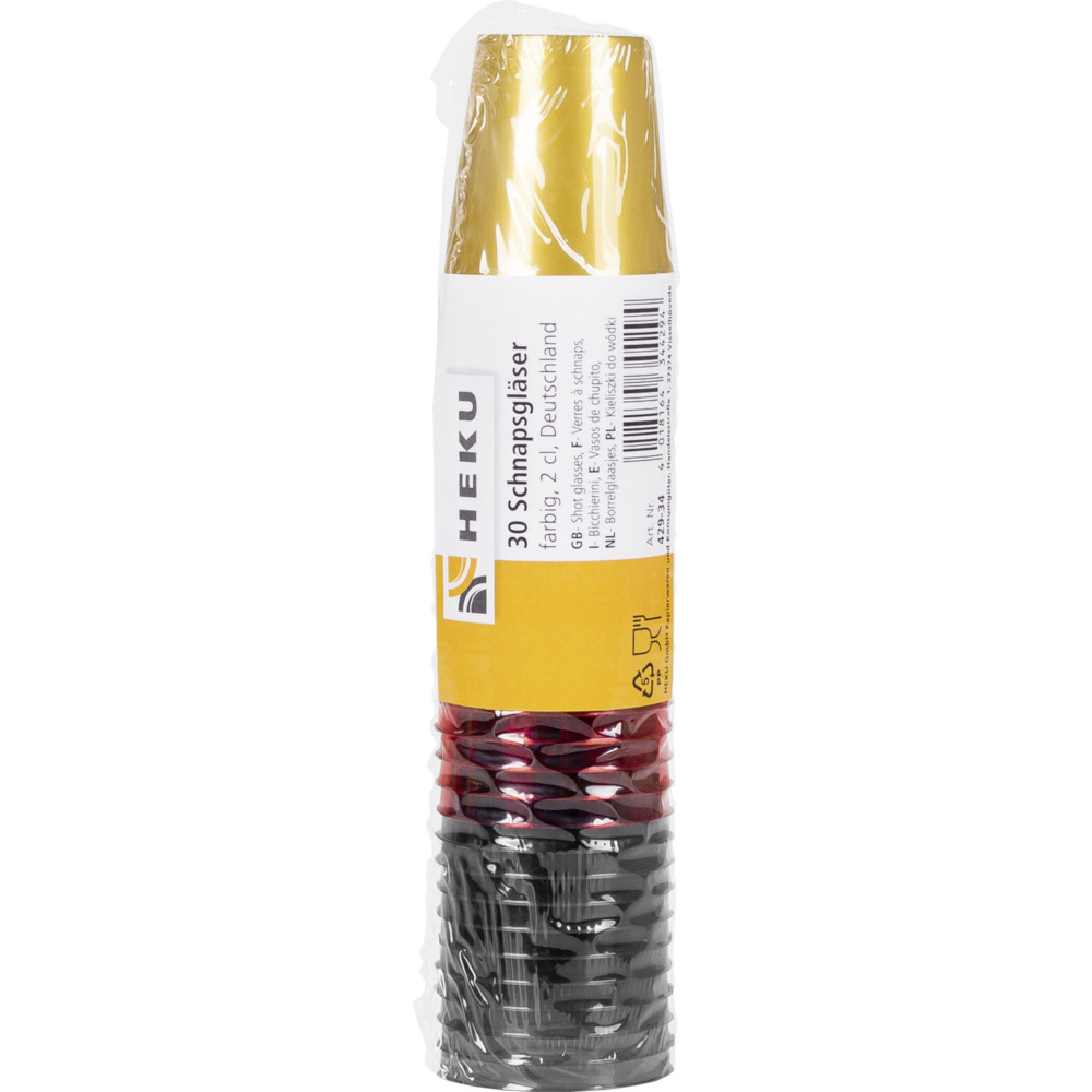 Schnapsgl&auml;ser aus Kunststoff 2 cl, 30 St&uuml;ck, Deutschland