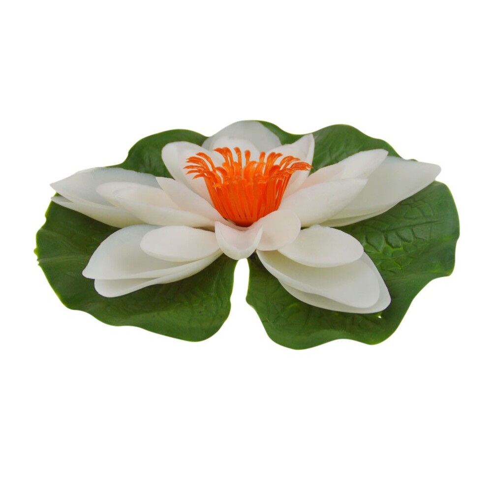 Gardena Seerose Kunststoff &Oslash;13 cm wei&szlig; - B-Ware image number 0