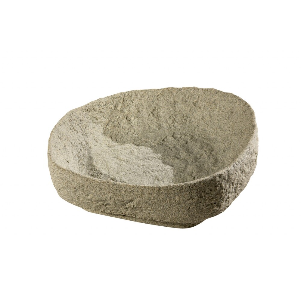 GreenLife Pflanzschale f&uuml;r Regenspeicher ''Hinkelstein'', sand