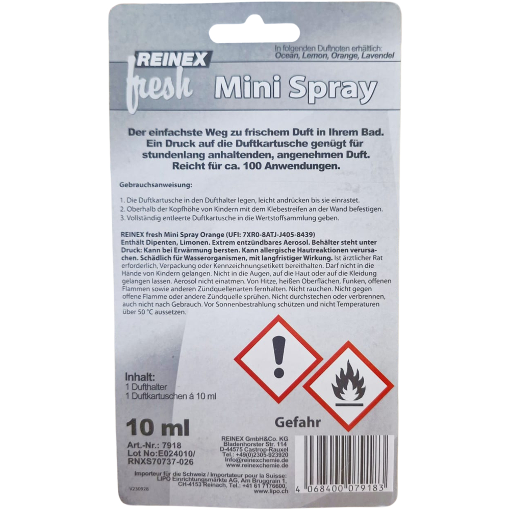 Reinex Mini Duft-Spray Starterset image number 7