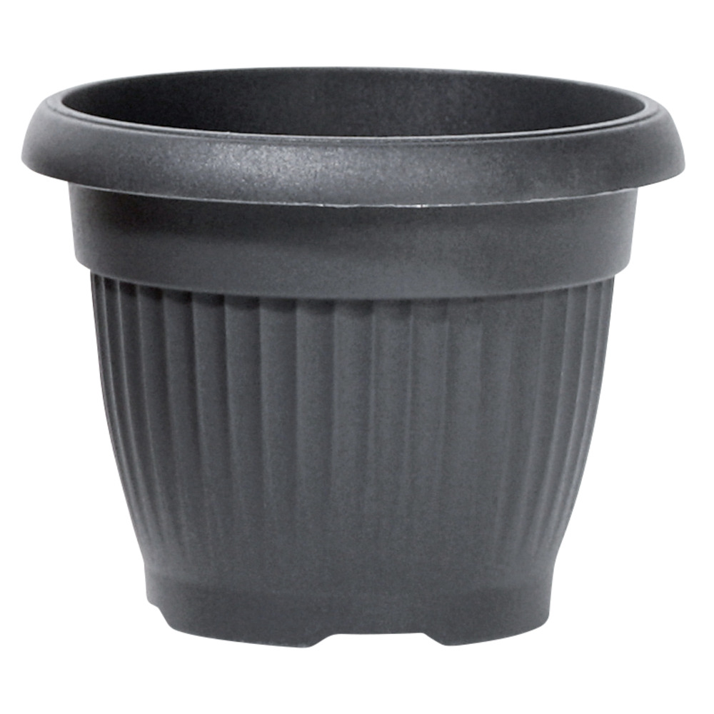 Prosperplast Pflanztopf Terra rund 35 cm anthrazit
