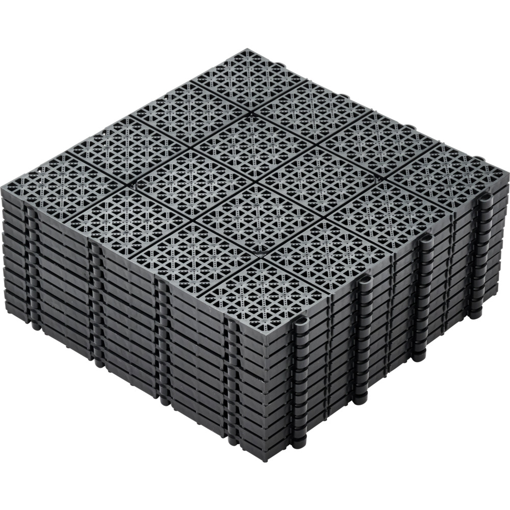 Klick-Bodenfliesen-Set 11 St&uuml;ck 30 x 30 x 1 cm Kunststoff image number 2