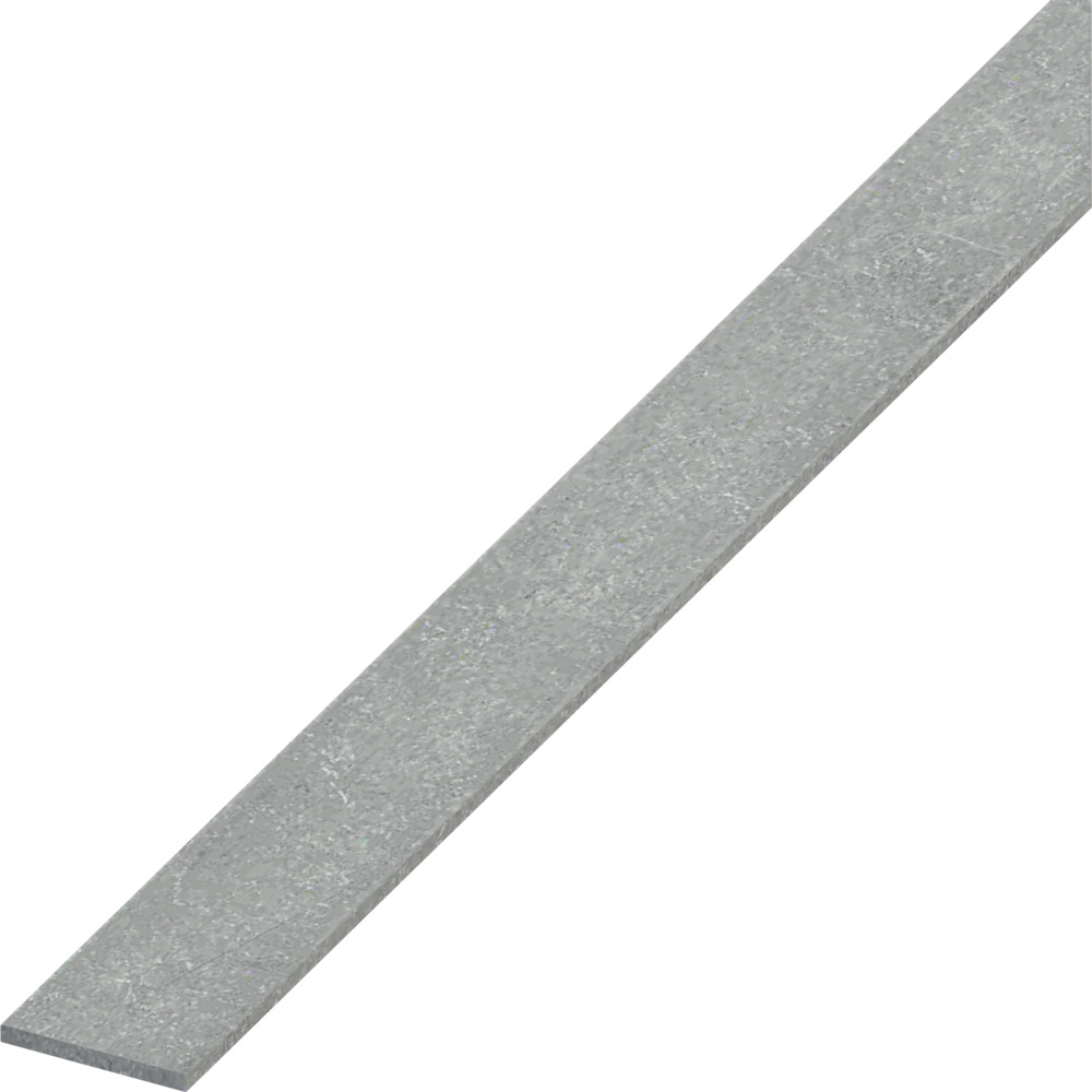 Flachstange Stahl gezogen 1000 x 10 x 2 mm stahlgrau