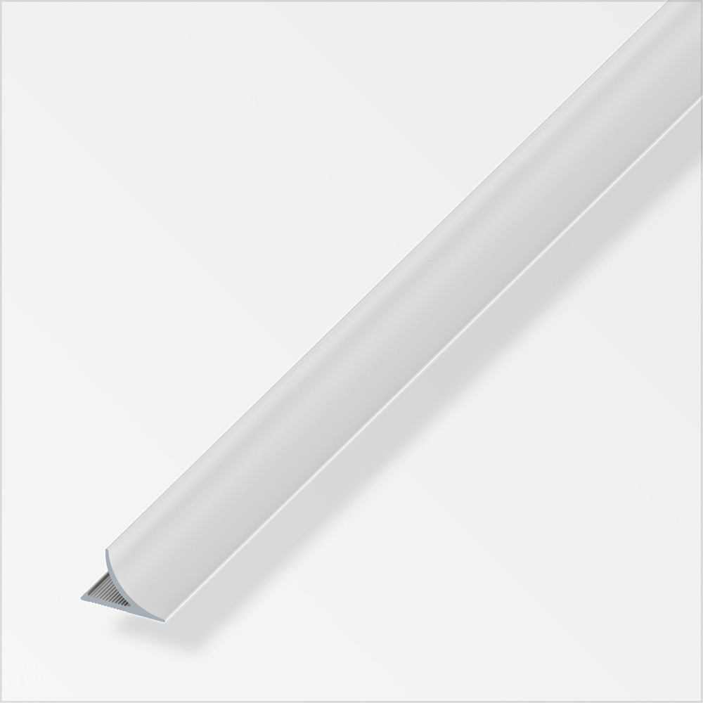 Randfugenabdeck-Profil Aluminium eloxiert 2500 x 12 x 17 mm silberfarben