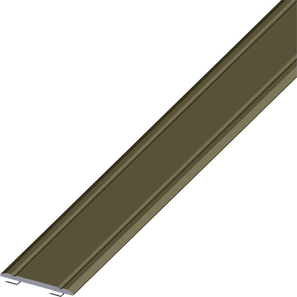 &Uuml;bergangsprofil Aluminium eloxiert 1000 x 30 x 2 mm bronzefarben selbstklebend