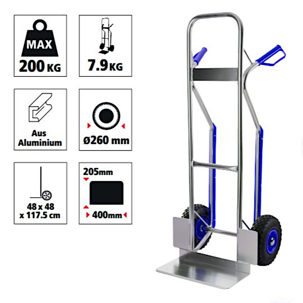 Sackkarre 200 kg Aluminium image number 1