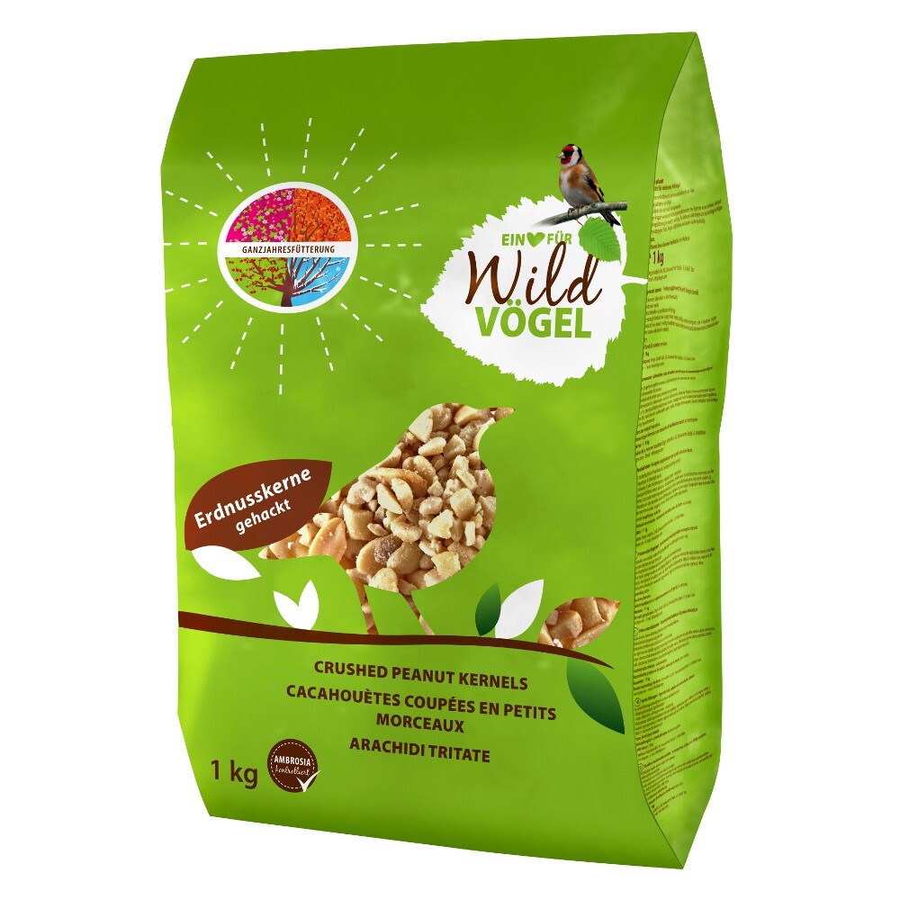 Vogelfutter gehackte Erdnusskerne 1 kg