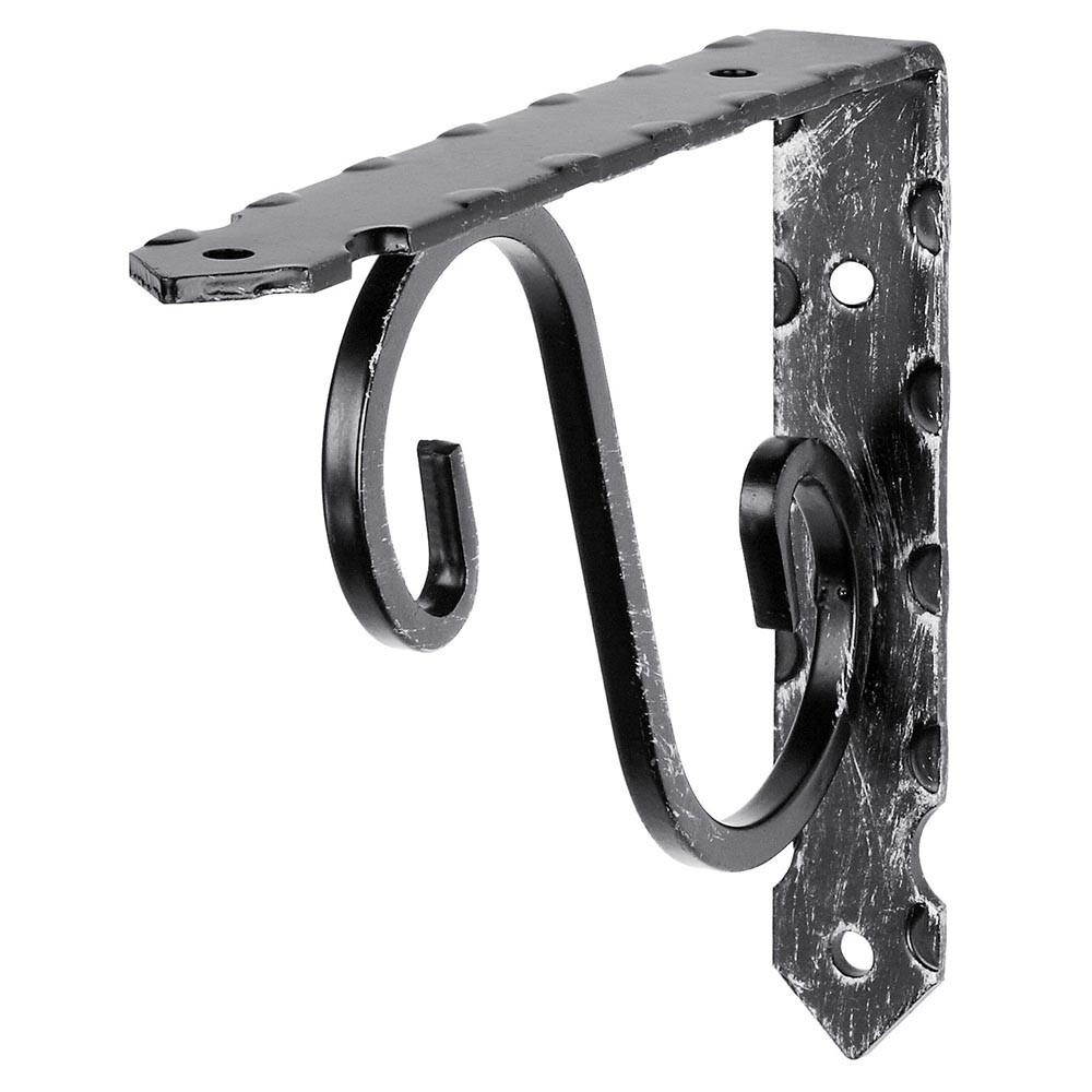Design-Konsole ORNAMENT 13 kg Belastbarkeit in schwarz aus Stahl
