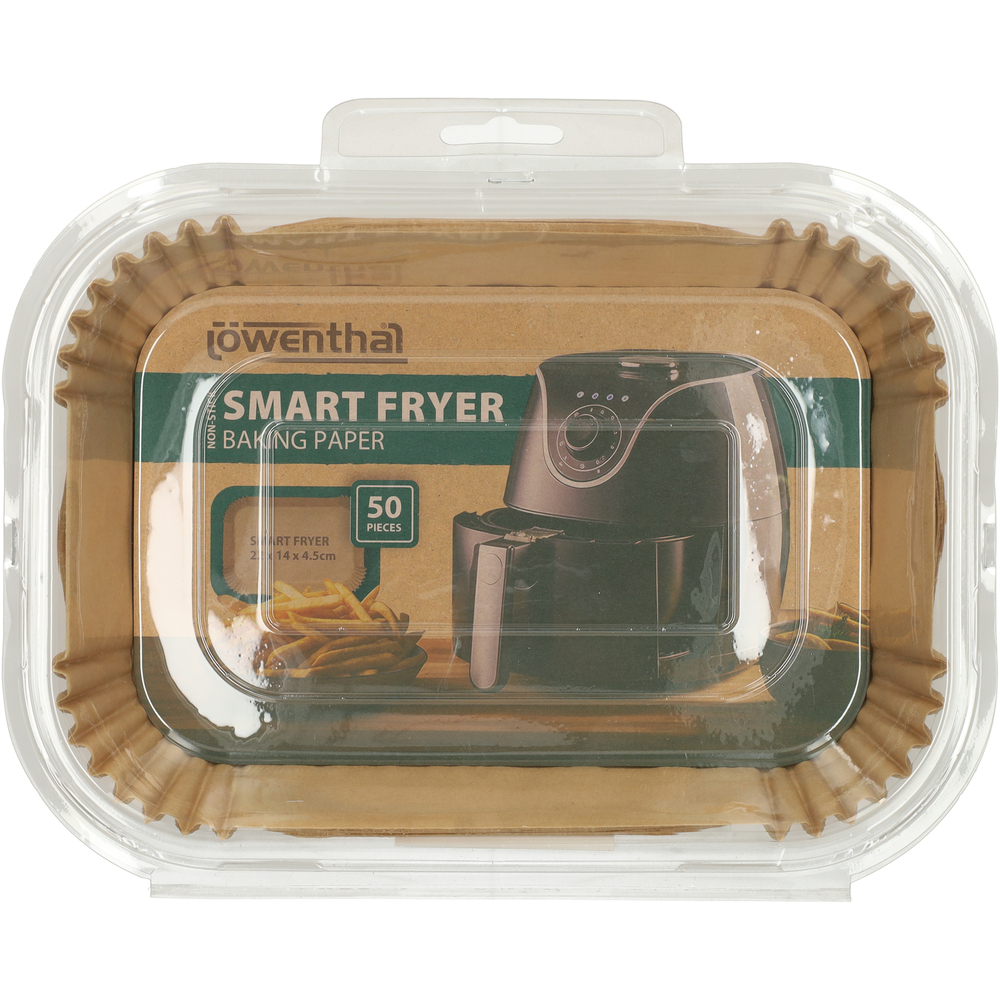Airfryer-Backpapier 22 x 14 x 4,5 cm, 50 St&uuml;ck image number 1