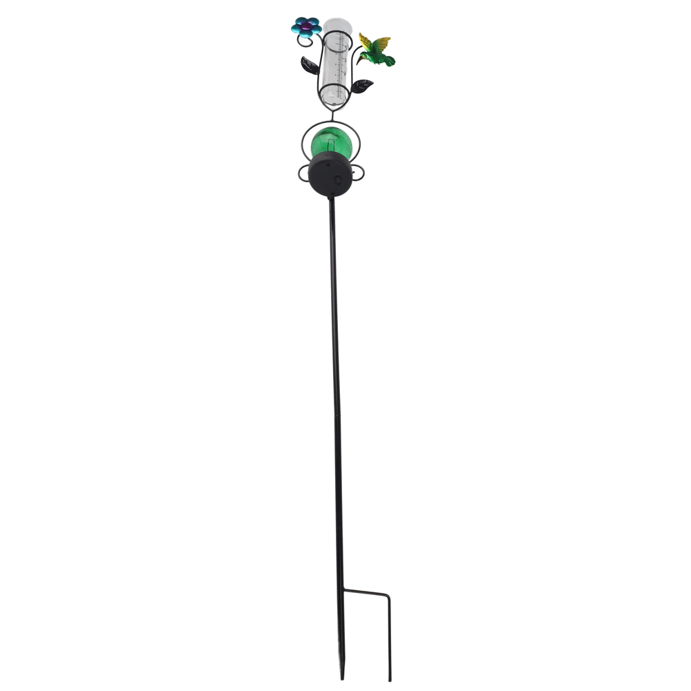 Solar-LED-Regenmesser 90 cm, 3-fach sortiert image number 3