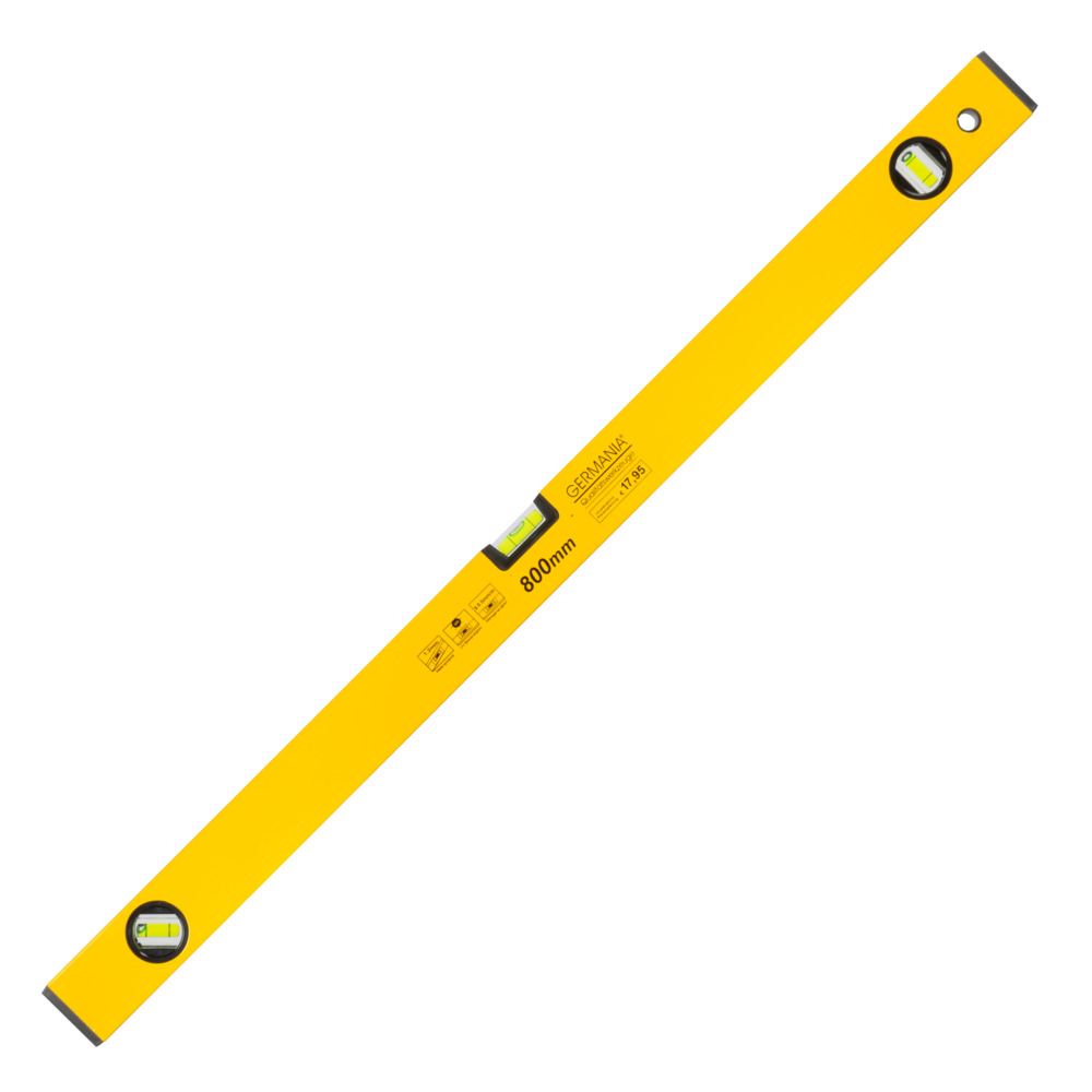 GERMANIA&reg; Wasserwaage gelb 80 cm Aluminium