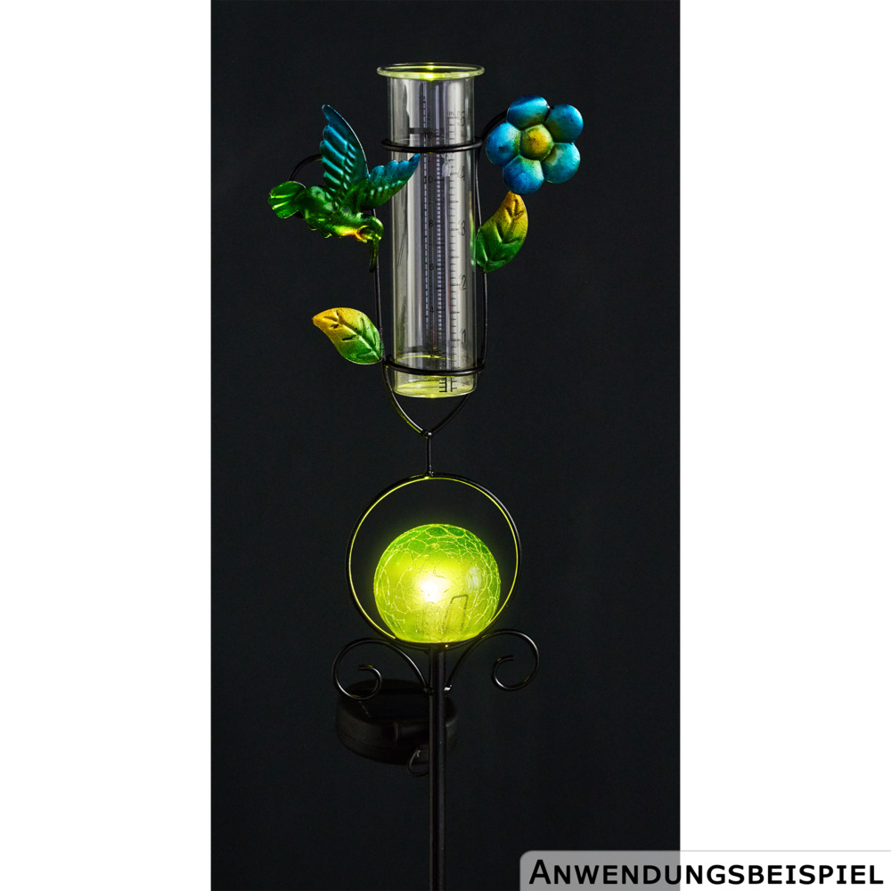 Solar-LED-Regenmesser 90 cm, 3-fach sortiert image number 7