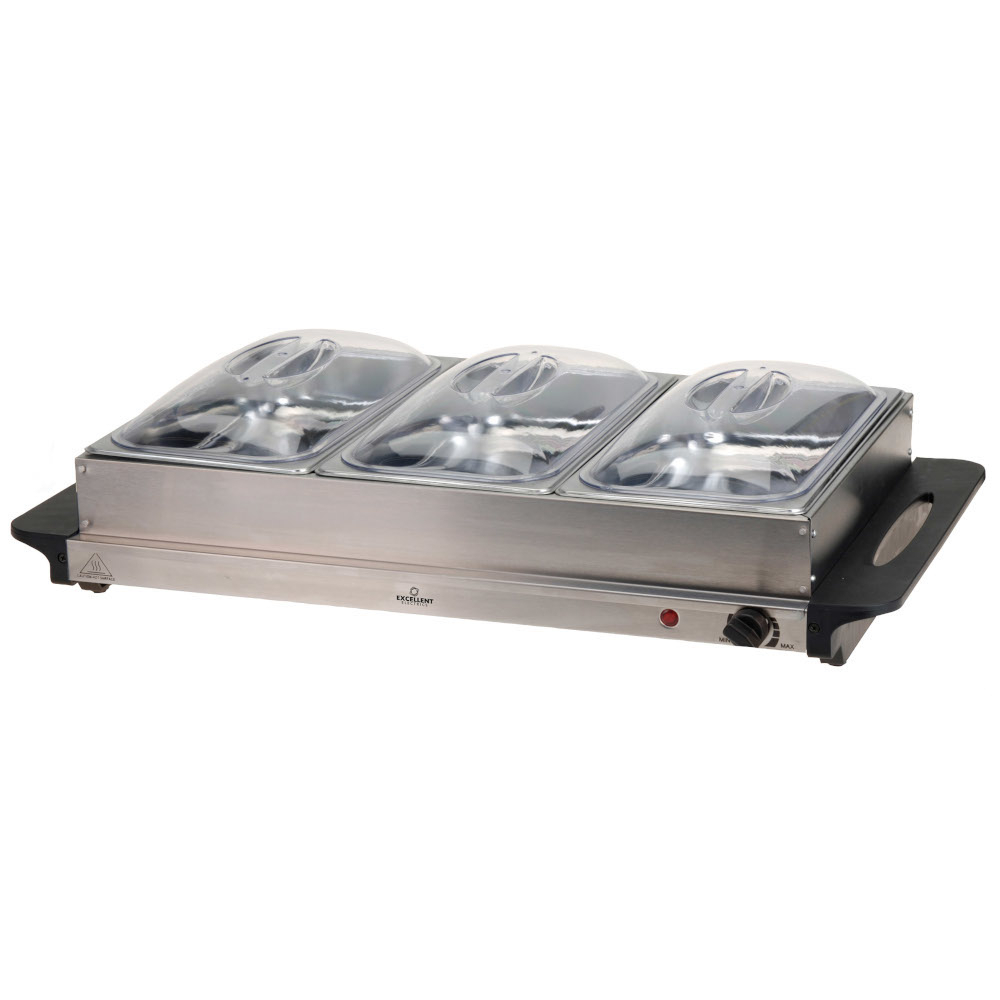 Buffet-W&auml;rmer elektrisch 300 Watt aus Edelstahl