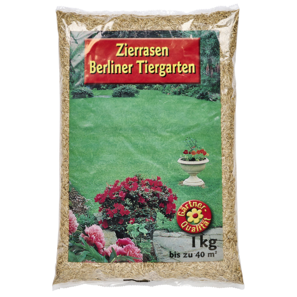 Rasensamen "Berliner Tiergarten" 1 kg f&uuml;r ca. 40 m&sup2;, Rasensaat, image number 1