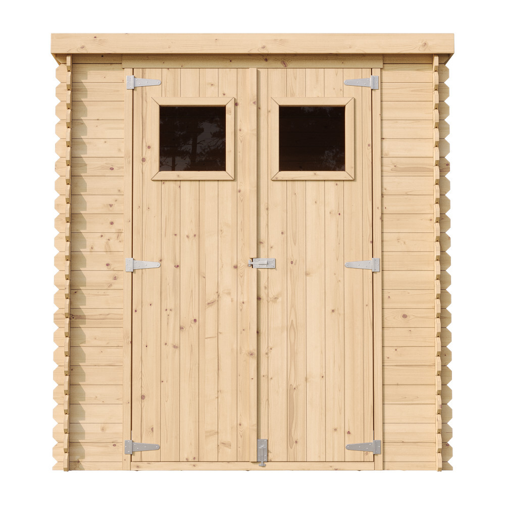 Timbela Ger&auml;teschuppen aus Holz 200 x 200 cm