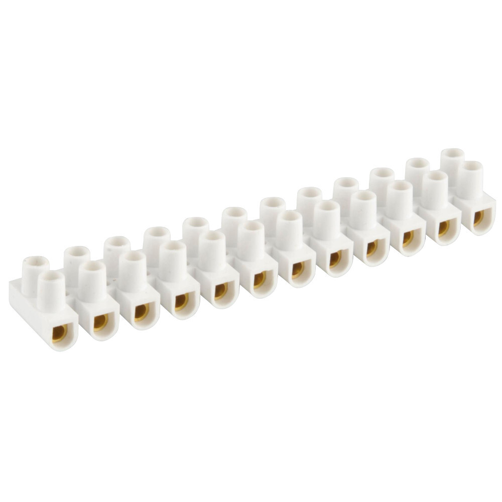 L&uuml;sterklemme 1,5 &ndash; 6,0 mm&sup2; 2 x 12 polig Polyethylen wei&szlig;