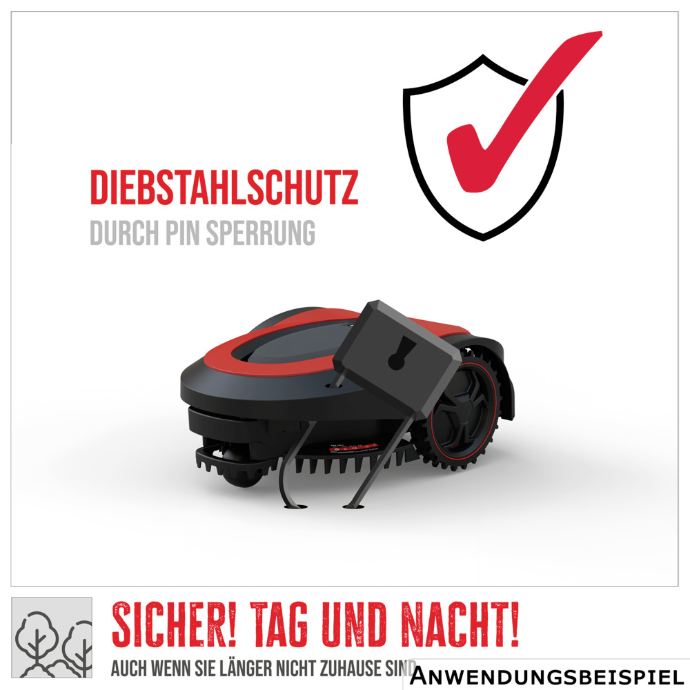 G&uuml;de&reg; Rasenm&auml;hroboter  GRR 180.1 bis 600 m&sup2; image number 15