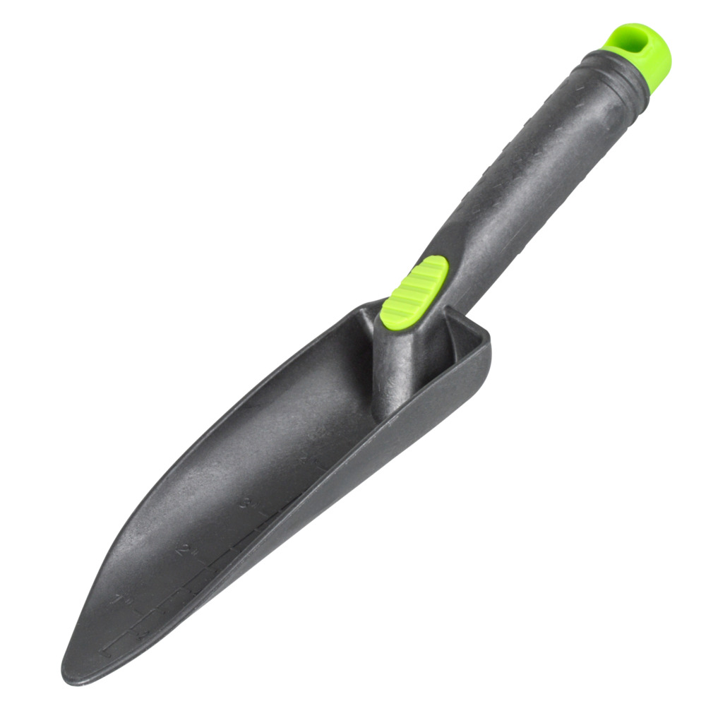 Pflanzkelle schmal 27 cm aus schwarzem Kunststoff