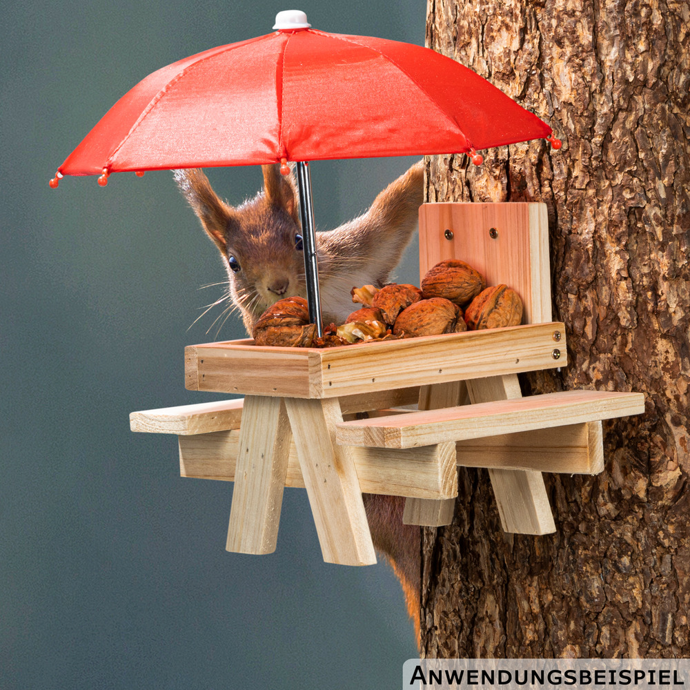 Eichh&ouml;rnchen-Futterstation ''Picknick'' image number 1