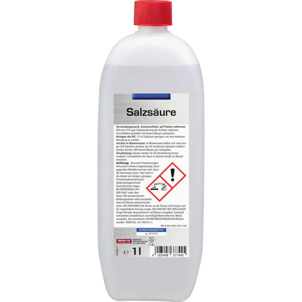 Neutral Salzs&auml;ure ca. 22-24 %