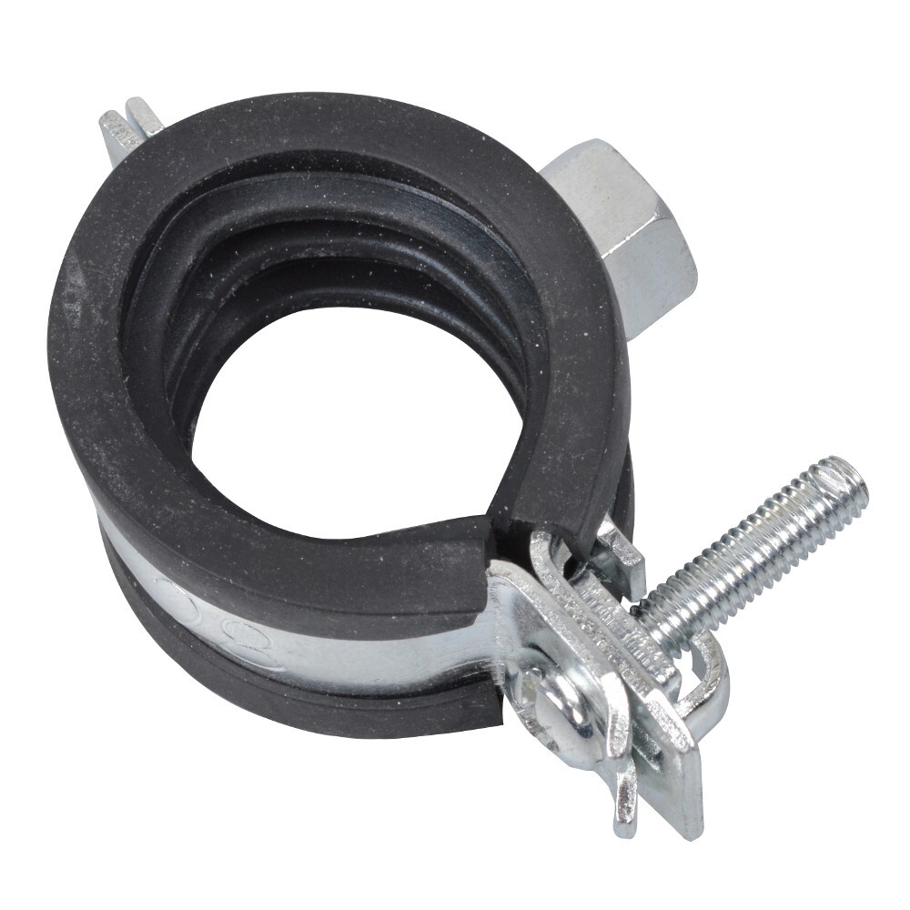 Schraubrohrschelle 26-28 mm f&uuml;r &frac34;'' Rohre mit M8-Montagemutter