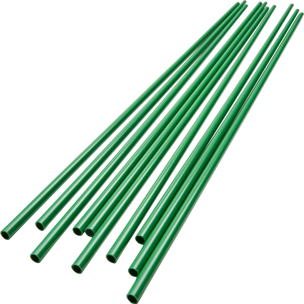 Pflanzstab Kunststoff 10 St&uuml;ck Gr&uuml;n &Oslash; 5 mm x 500 mm