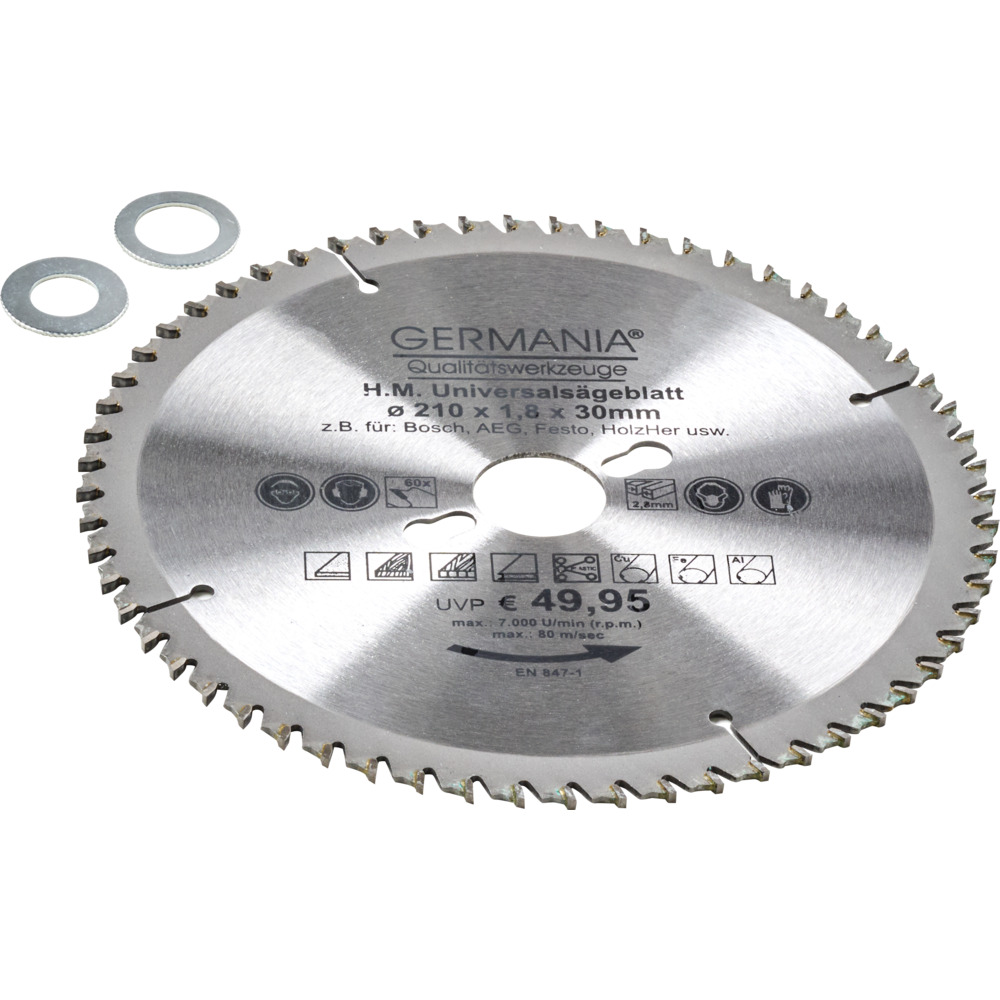 HM Multi S&auml;geblatt 210x30 mm 60 Z&auml;hne universal image number 1