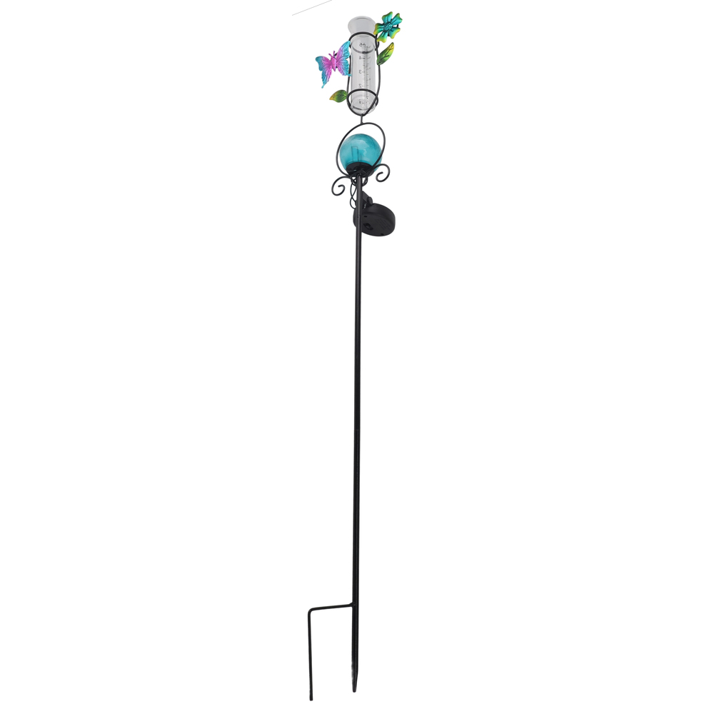 Solar-LED-Regenmesser 90 cm, 3-fach sortiert image number 5