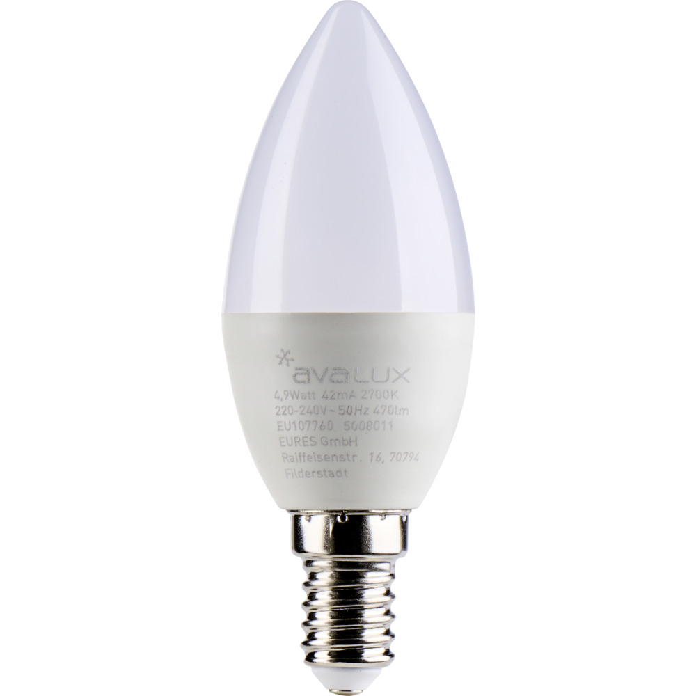 LED-Lampen-Set 3 St&uuml;ck in Kerzenform 4,9 Watt und E14-Sockel image number 1
