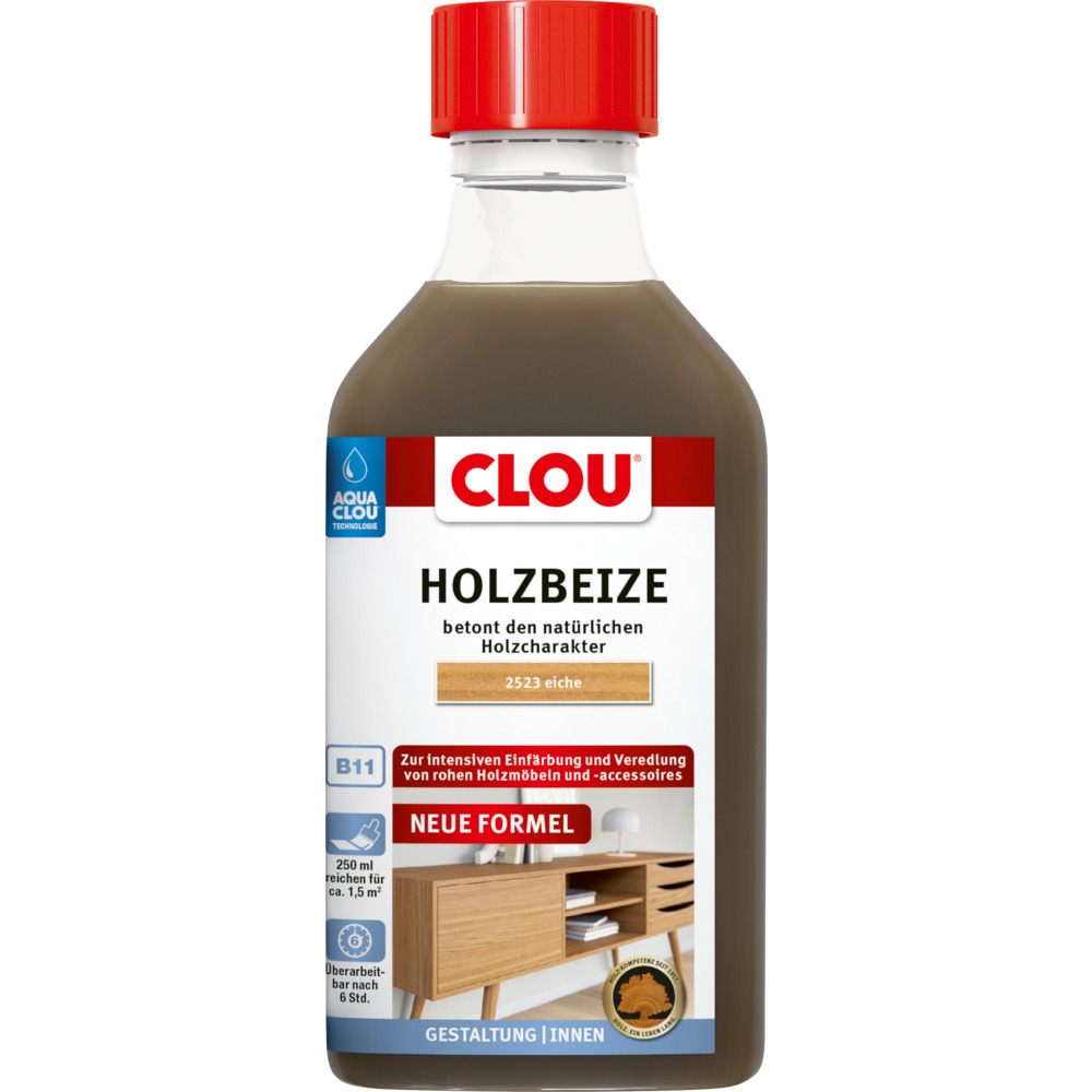 Aqua Clou&reg; Holzbeize Eiche 250 ml