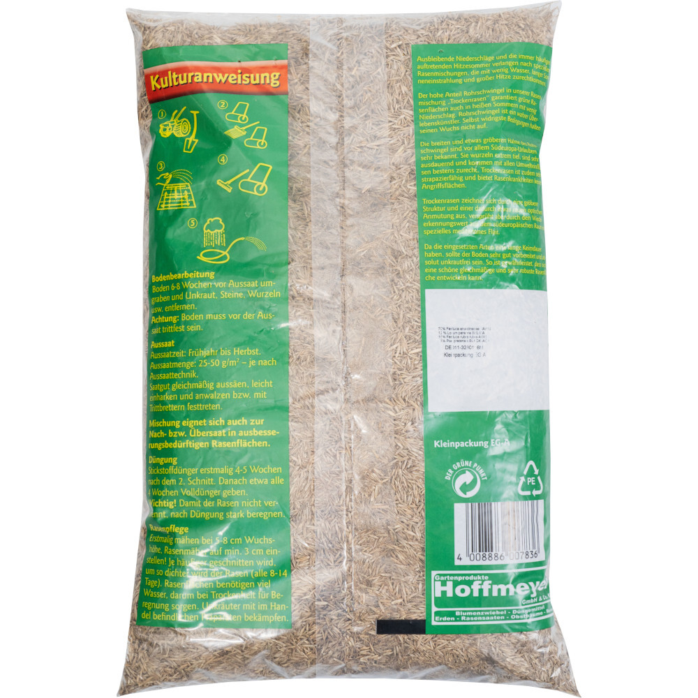 Trockenrasen Samen 1 kg 40m&sup2; image number 1