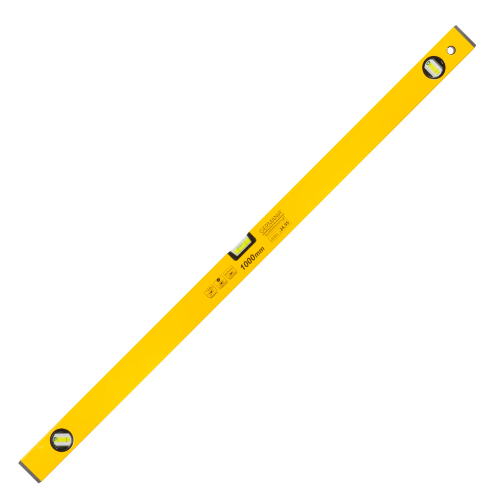 GERMANIA&reg; Wasserwaage gelb 100 cm Aluminium