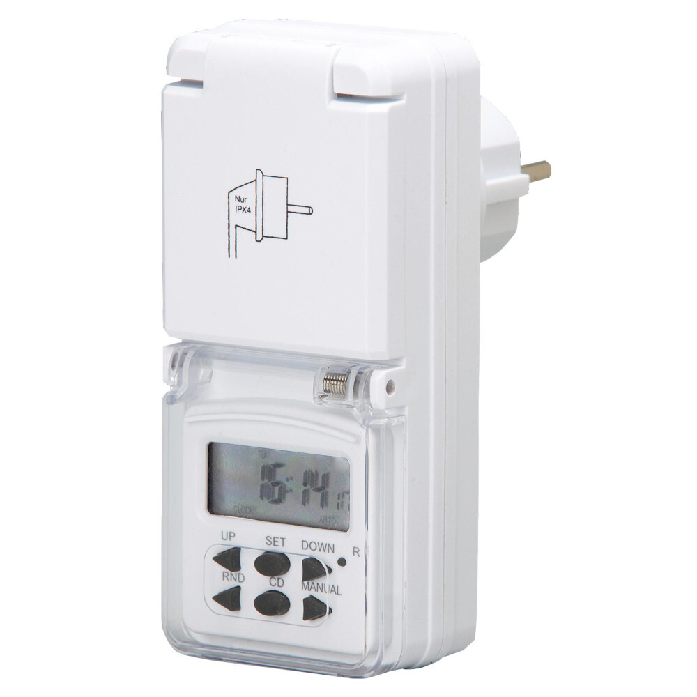 Wochenzeitschaltuhr digital 1800 W IP44 au&szlig;en