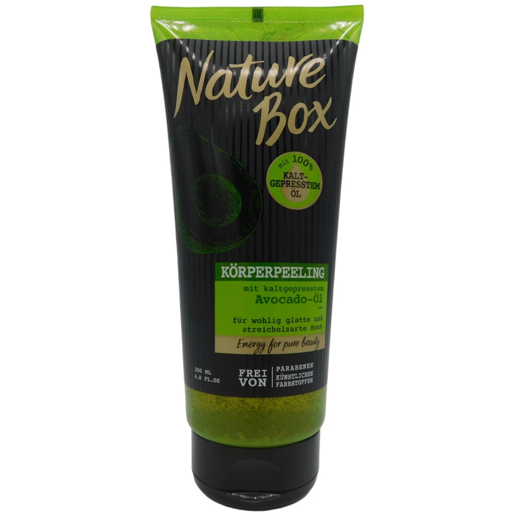Nature Box K&ouml;rperpeeling mit Avocado&ouml;l 200 ml