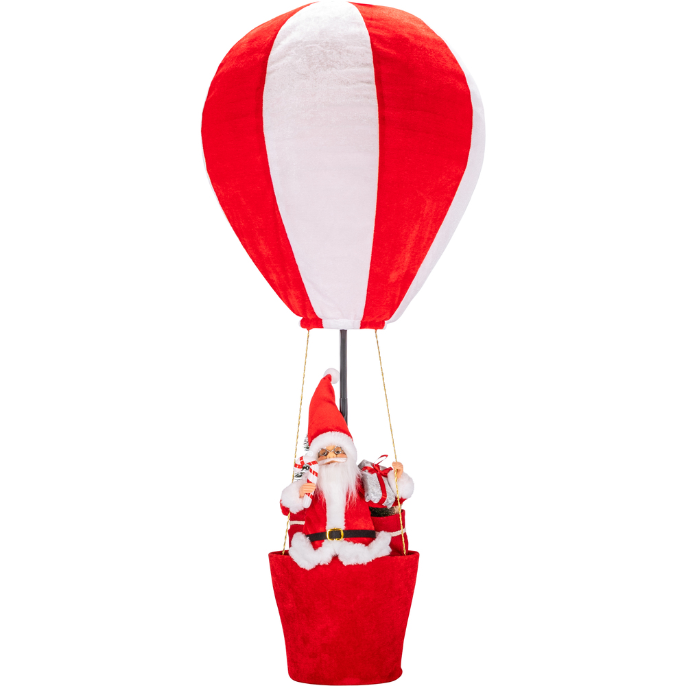Weihnachtsmann mit Hei&szlig;luftballon ca. 90cm