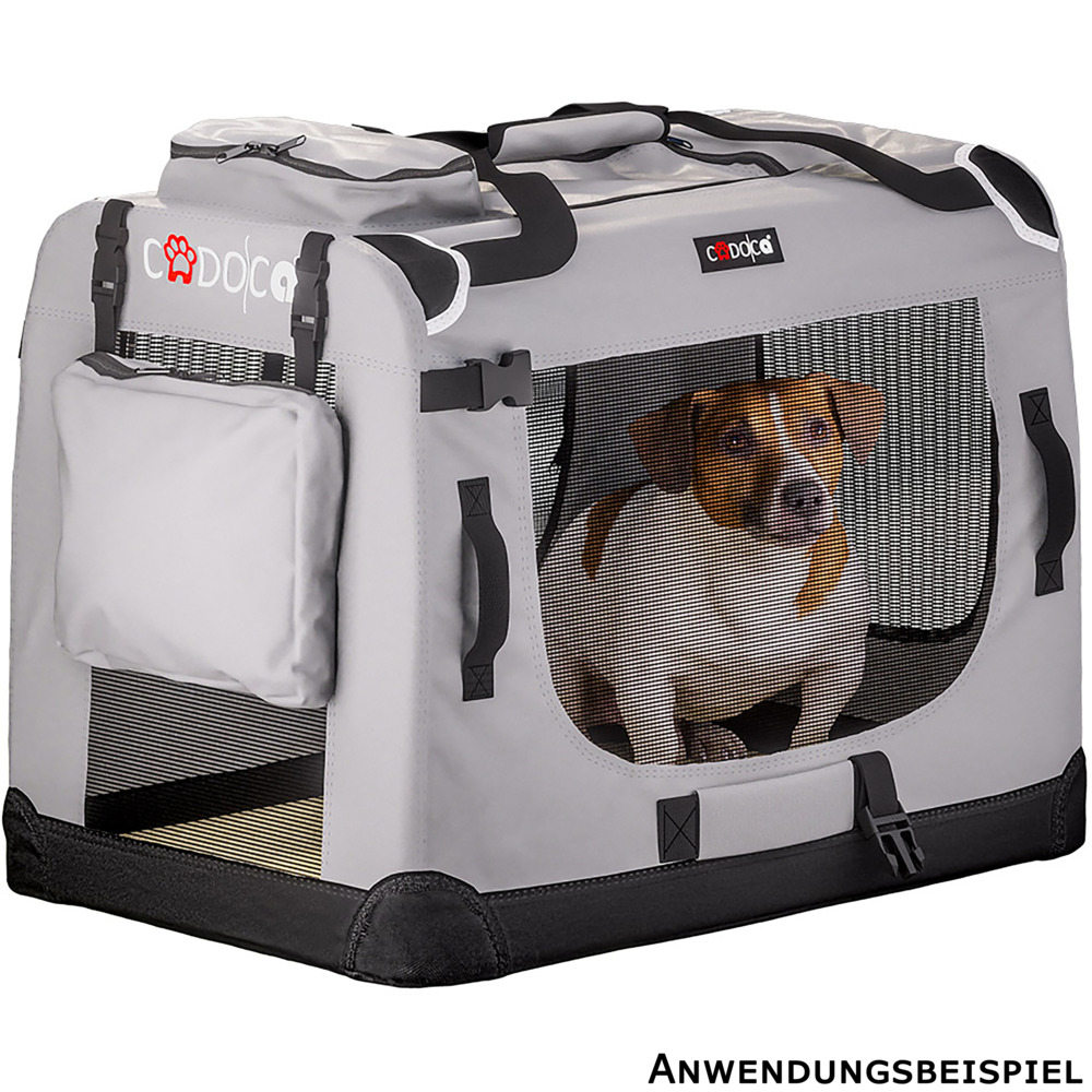 Tiertransportbox XL 82 x 58 x 58 cm grau image number 3