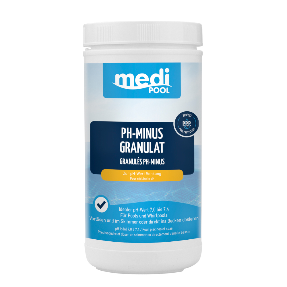 Pool pH Wert Senker, pH Minus Granulat 1,5 kg