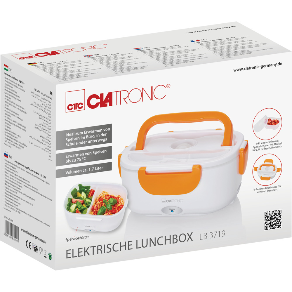 CLATRONIC&reg; Elektrische Lunchbox zum Warmhalten oder Aufw&auml;rmen image number 3