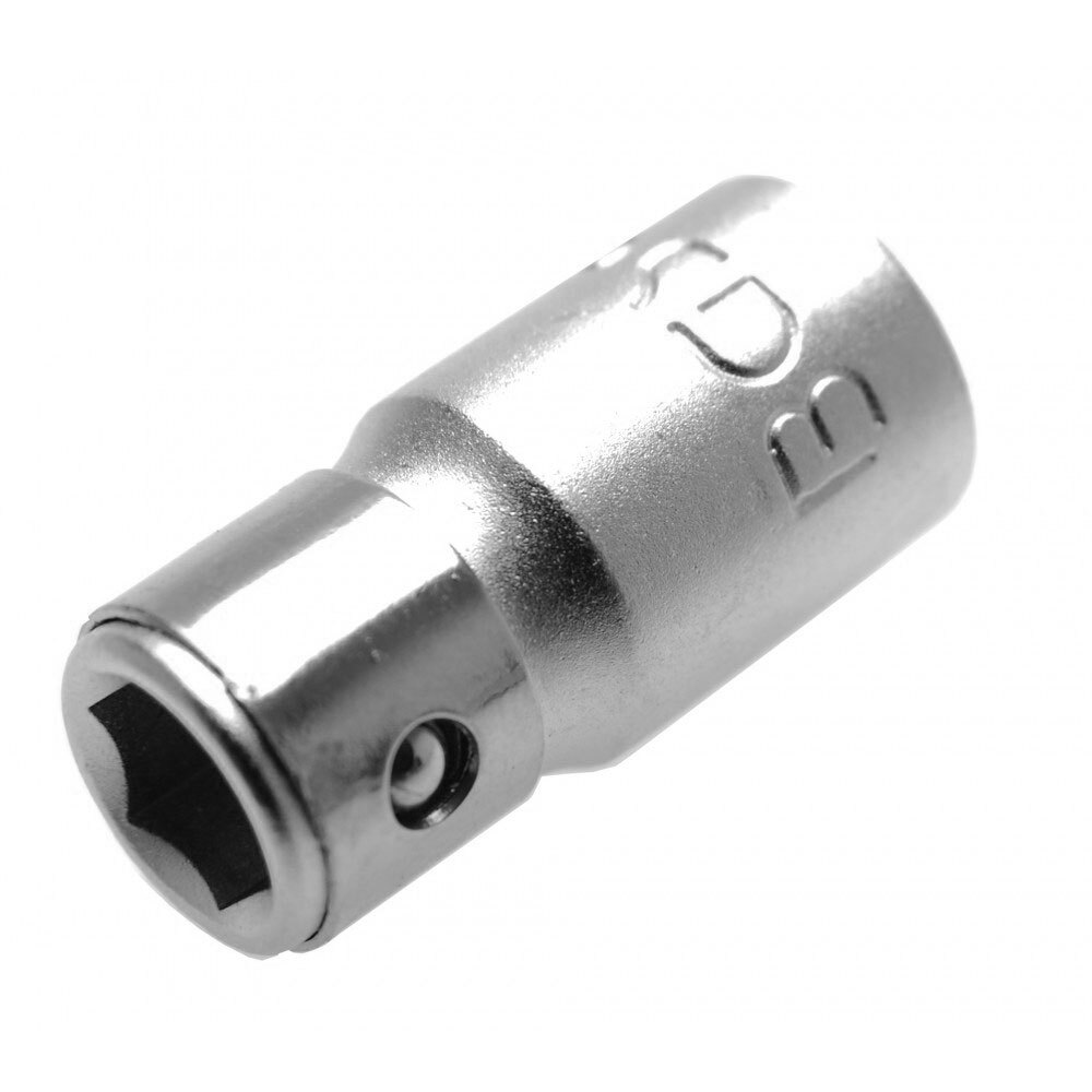 BGS Bit-Adapter mit Haltekugel Innenvierkant 6,3 mm Innensechskant 6,3 mm
