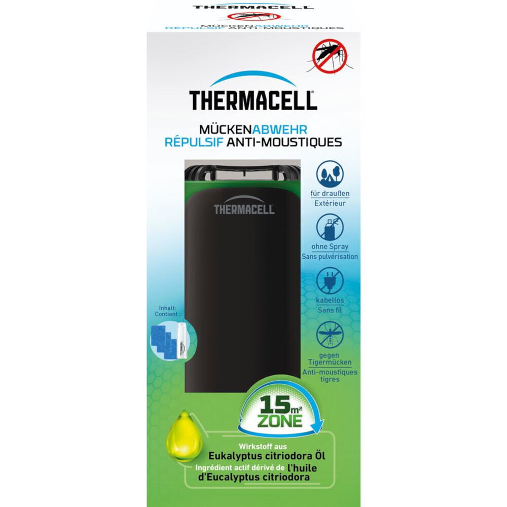 Thermacell M&uuml;ckenabwehr Protect schwarz-gr&uuml;n