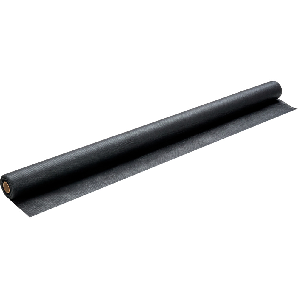Unkrautvlies 1x12 m aus Polypropylen 50g/m&sup2; schwarz