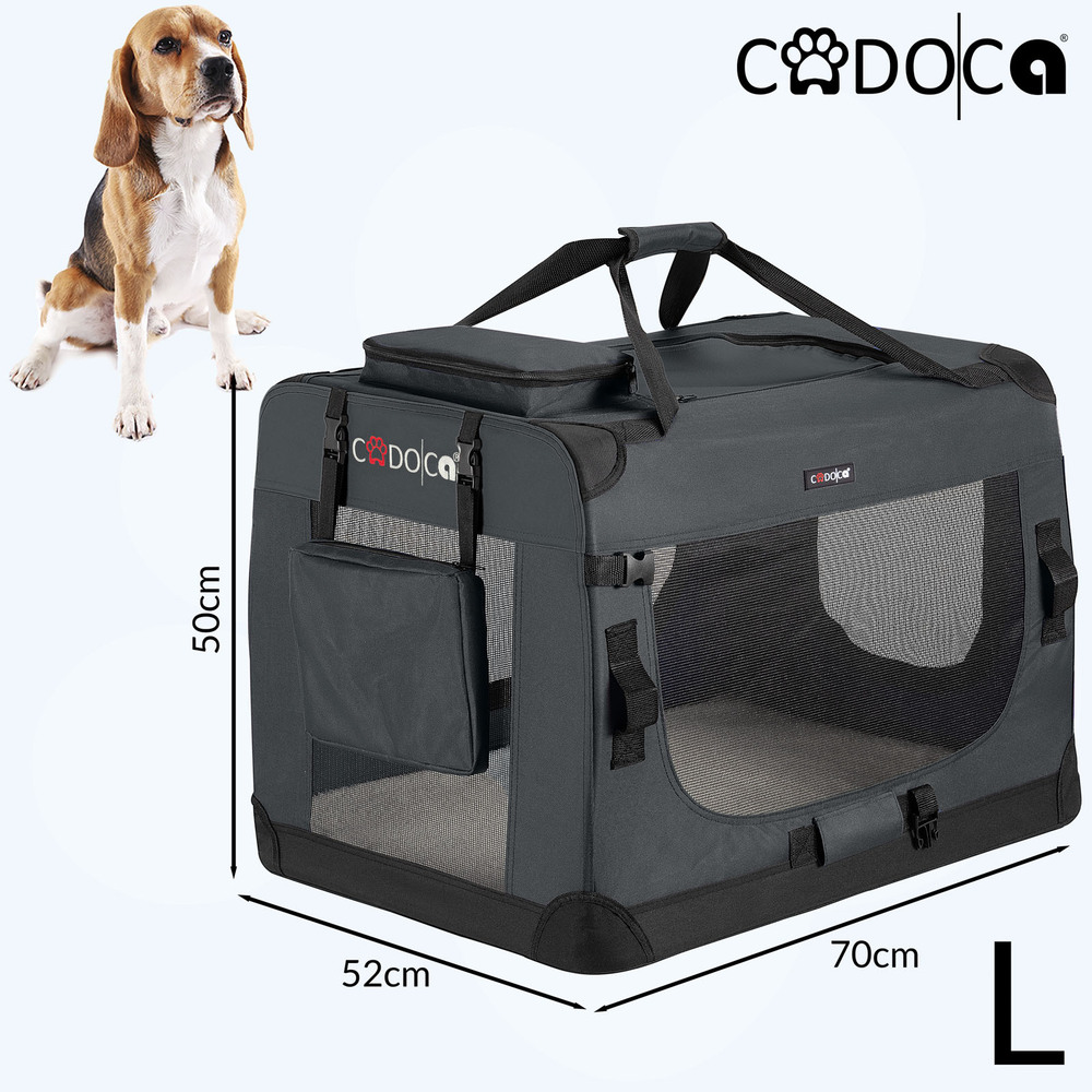 Tiertransportbox L 70 x 52 x 50 cm anthrazit image number 2