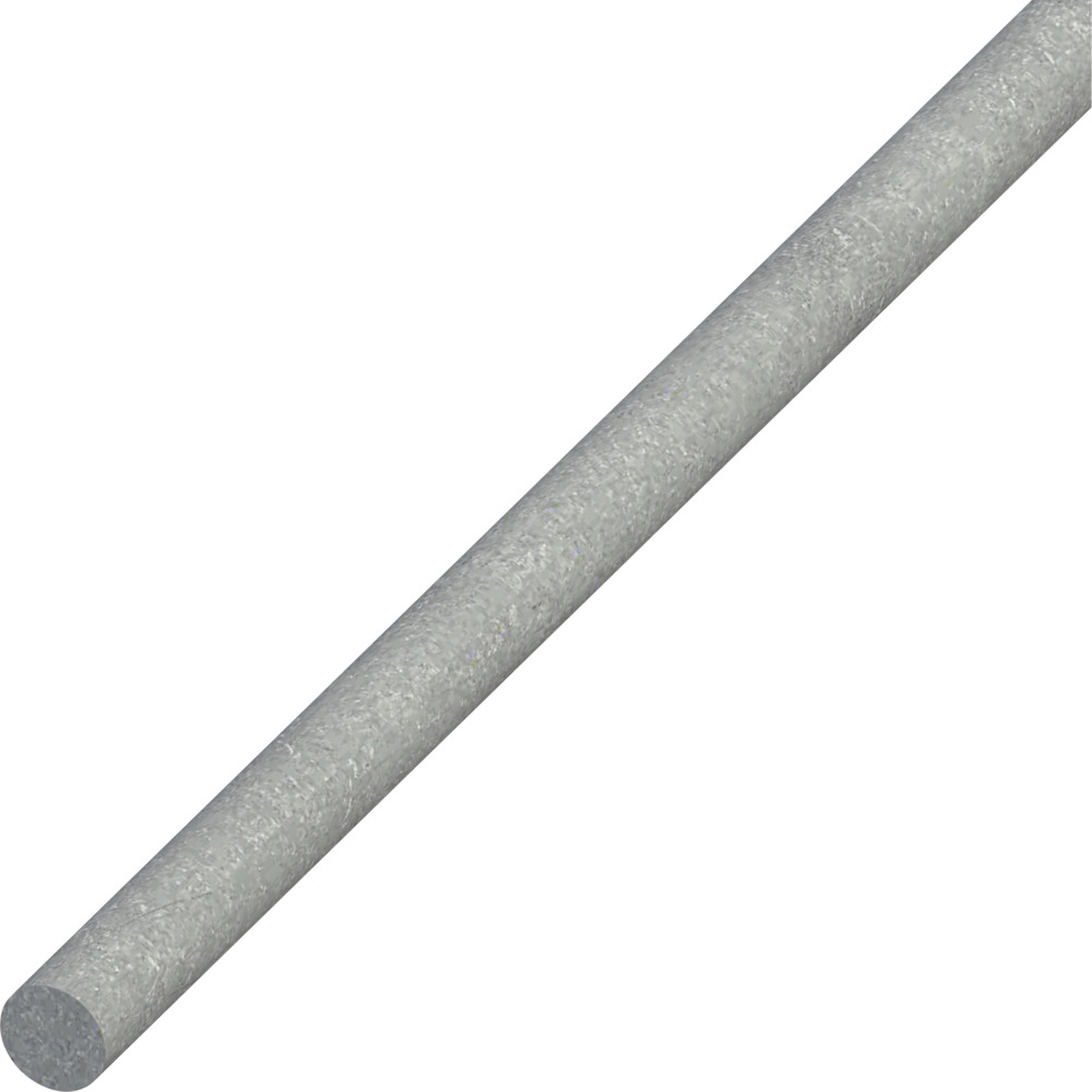 Rundstange Stahl gezogen 1000 x 5 mm grau