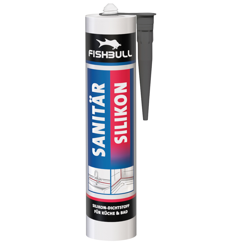 FISHBULL Sanit&auml;r Silikon 300 ml anthrazit